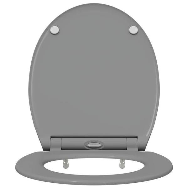 Grote foto vidaxl snelle release toilet geschikt voor zitting grijs doe het zelf en verbouw sanitair