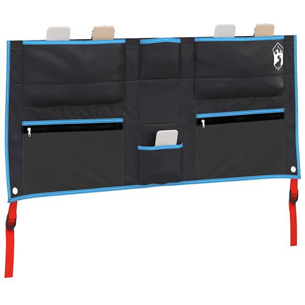 Grote foto vidaxl opslagtas met opslag zwart en blauw 98 x 47 cm oxford caravans en kamperen tenten