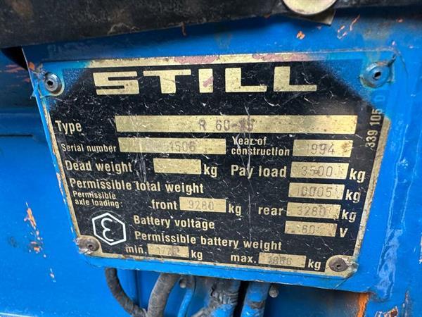 Grote foto vs 22464 elektrische triplex heftruck still r60 35 sideshift freelift agrarisch heftrucks