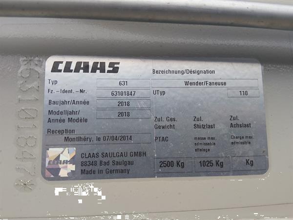 Grote foto claas volto 1300t agrarisch harken