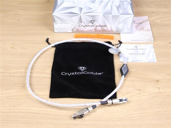 Grote foto crystal cable ultra2 diamond network highend audio ethernet cable 1 0 metre new 25 off audio tv en foto onderdelen en accessoires