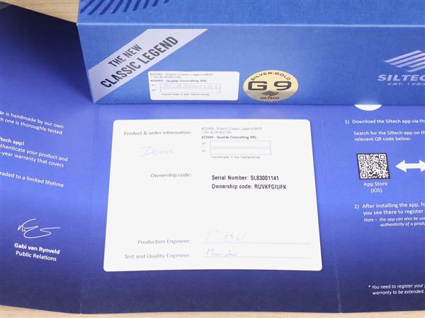 Grote foto siltech classic legend 880p g9 highend silver gold audio power cable 1 0 metre audio tv en foto onderdelen en accessoires