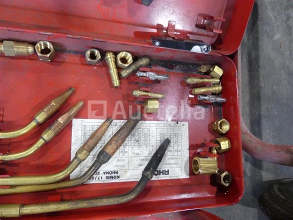 Grote foto trolley voor gasflessen met toebehoren doe het zelf en verbouw onderdelen en accessoires