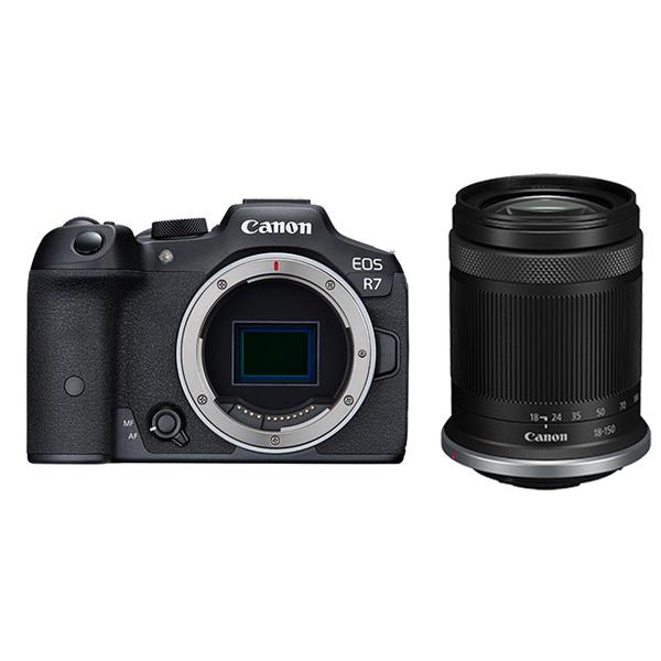 Grote foto canon eos r7 mirrorless rf s 18 150mm lens audio tv en foto camera digitaal