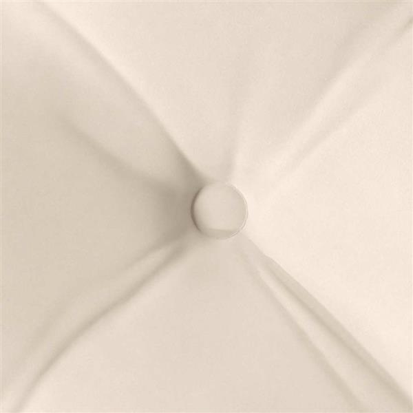 Grote foto vidaxl zitkussens 4 pcs beige 40 x 40 x 6 cm microfibre huis en inrichting woningdecoratie