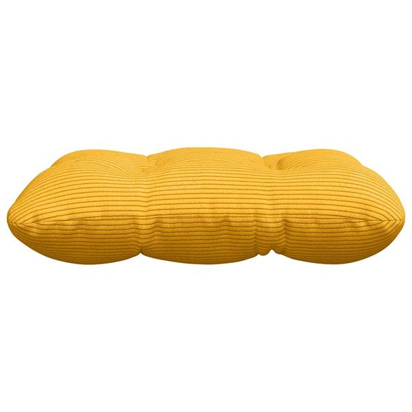 Grote foto vidaxl zitkussens 4 pcs lichtgeel 40 x 40 cm katoen stof huis en inrichting woningdecoratie