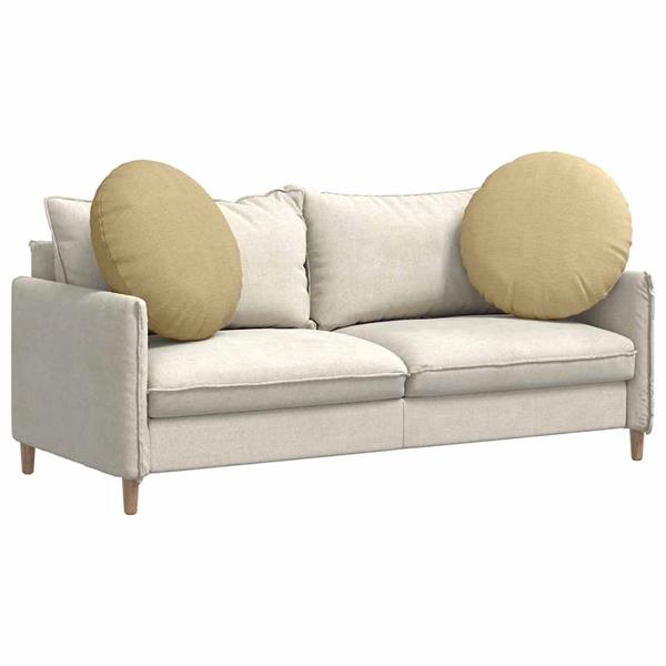 Grote foto vidaxl zitkussens 2 pcs grijs groen 60 cm katoen stof huis en inrichting woningdecoratie