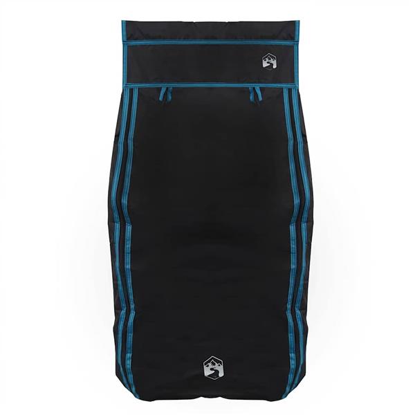 Grote foto vidaxl hangende tent organizer 10 vakken zwart 40 5 x 25 x 80 cm caravans en kamperen tenten