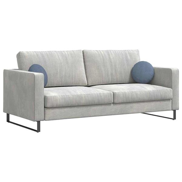 Grote foto vidaxl zitkussens 2 pcs blauw 30 cm katoen stof huis en inrichting woningdecoratie