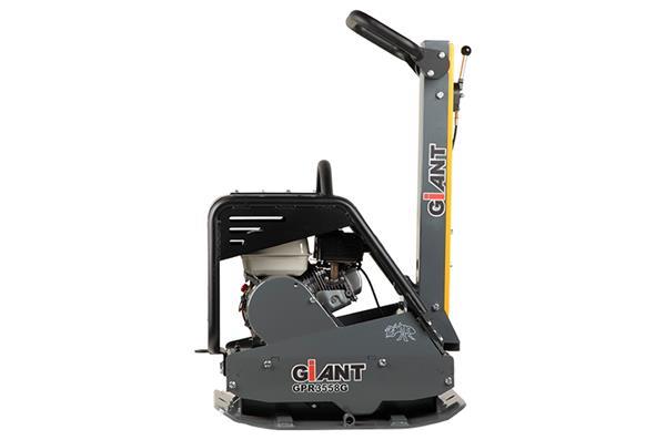 Grote foto giant gpr3558g trilplaat schakelbaar 3500kg 60 cm breed benzine of diesel met wielstel doe het zelf en verbouw overige doe het zelf en verbouw