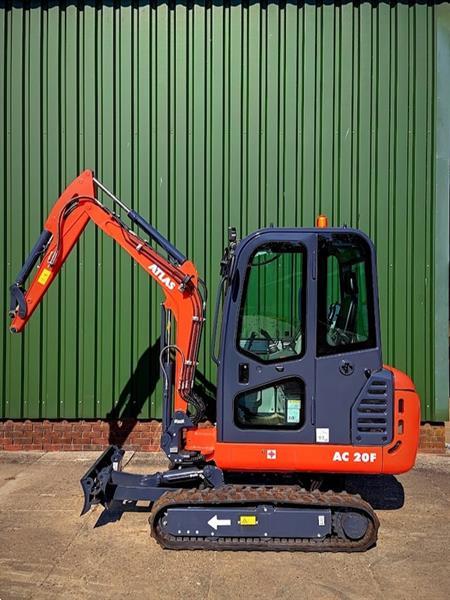 Grote foto atlas ac20 f minigraver 1 94t 2 jaar garantie 3 bakken doe het zelf en verbouw kranen en graafmachines