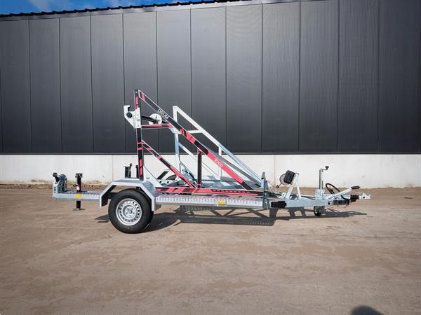 Grote foto haspelwagen ta no kantelbaar enkelasser doe het zelf en verbouw trailers