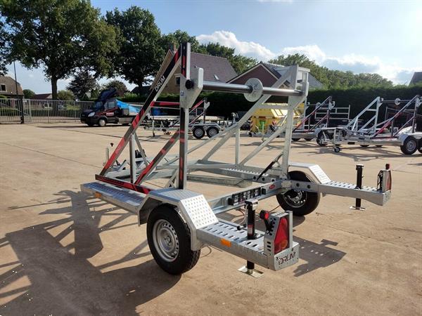 Grote foto haspelwagen ta no kantelbaar enkelasser doe het zelf en verbouw trailers