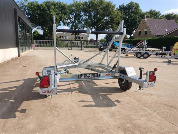 Grote foto haspelwagen ta no kantelbaar enkelasser doe het zelf en verbouw trailers