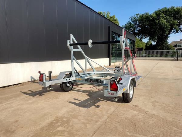 Grote foto haspelwagen ta no kantelbaar enkelasser doe het zelf en verbouw trailers