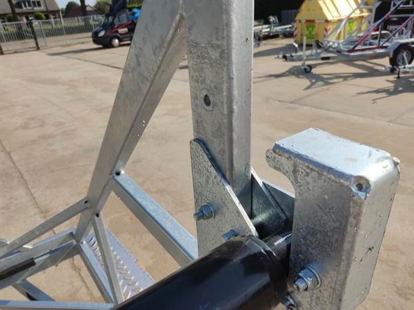 Grote foto haspelwagen ta no kantelbaar enkelasser doe het zelf en verbouw trailers