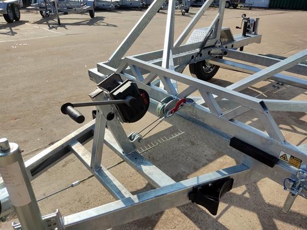 Grote foto haspelwagen ta no kantelbaar enkelasser doe het zelf en verbouw trailers