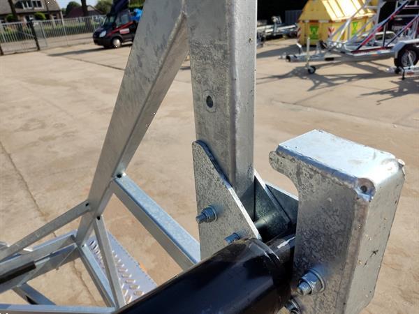 Grote foto haspelwagen ta no kantelbaar tandemasser 2 assen 2700kg 3500kg doe het zelf en verbouw trailers