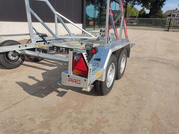 Grote foto haspelwagen ta no kantelbaar tandemasser 2 assen 2700kg 3500kg doe het zelf en verbouw trailers