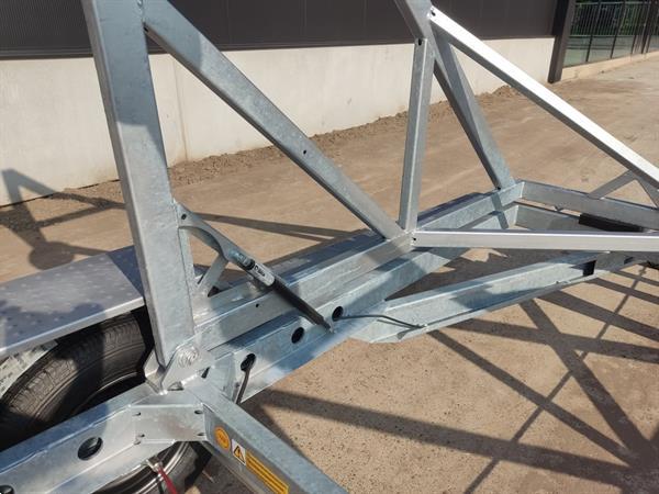 Grote foto haspelwagen ta no kantelbaar tandemasser 2 assen 2700kg 3500kg doe het zelf en verbouw trailers