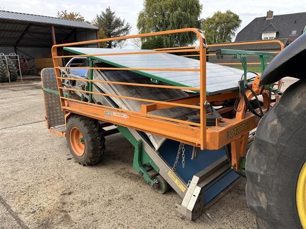 Grote foto ortomec bladgroente oogstmachine agrarisch oogstmachines