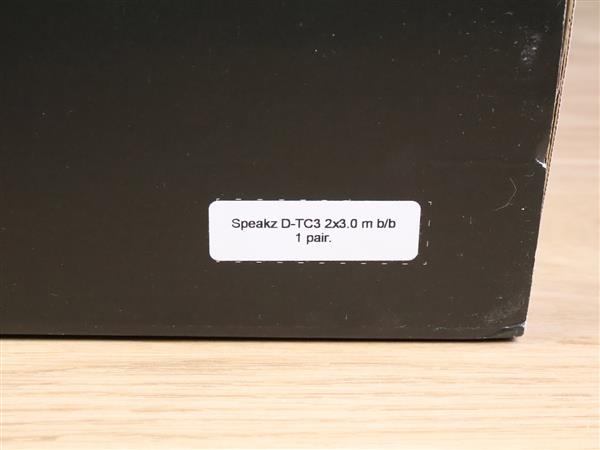 Grote foto ansuz acoustics speakz d tc3 highend audio speaker cables 3 0 metre audio tv en foto onderdelen en accessoires