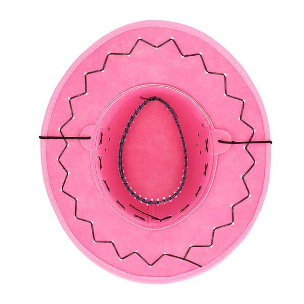 Grote foto cowgirl hoed roze borduursel verzamelen overige verzamelingen