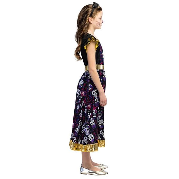 Grote foto dia de los muertos jurk meisje ruffel mouwen verzamelen overige verzamelingen