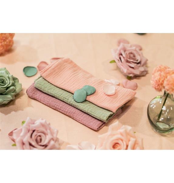 Grote foto groene servetten katoen 40cm 4st verzamelen overige verzamelingen