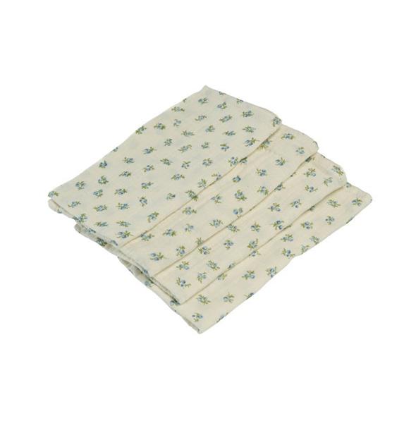 Grote foto bloemen servetten katoen 40cm 4st verzamelen overige verzamelingen