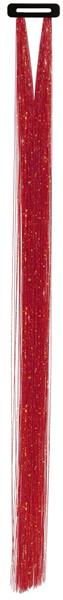 Grote foto rood hair extension glitters 50cm 3st verzamelen overige verzamelingen