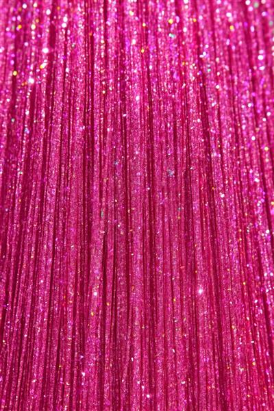 Grote foto roze hair extension glitters 50cm 3st verzamelen overige verzamelingen