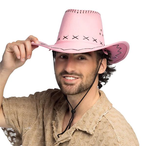 Grote foto cowgirl hoed roze borduursel verzamelen overige verzamelingen