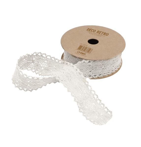 Grote foto kant lint wit 2 5cm 2m verzamelen overige verzamelingen