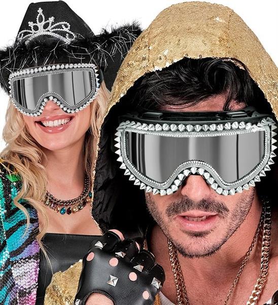 Grote foto neon 80s skibril zilver verzamelen overige verzamelingen