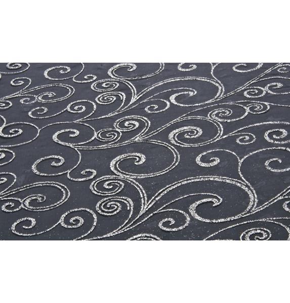 Grote foto zwarte tafelloper glitters 5m 36cm verzamelen overige verzamelingen