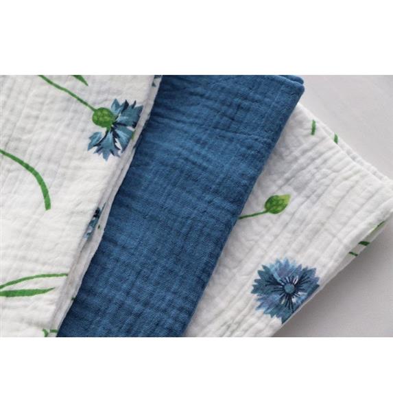 Grote foto donkerblauwe servetten katoen 40cm 4st verzamelen overige verzamelingen