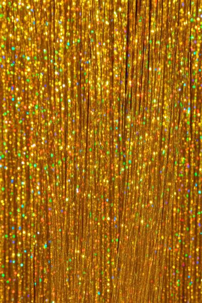 Grote foto gouden hair extension glitters 50cm 3st verzamelen overige verzamelingen