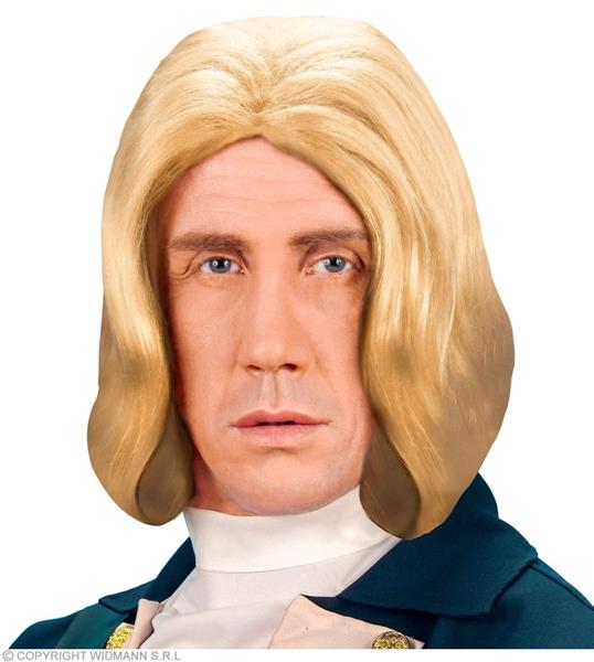 Grote foto blonde pruik lakei verzamelen overige verzamelingen