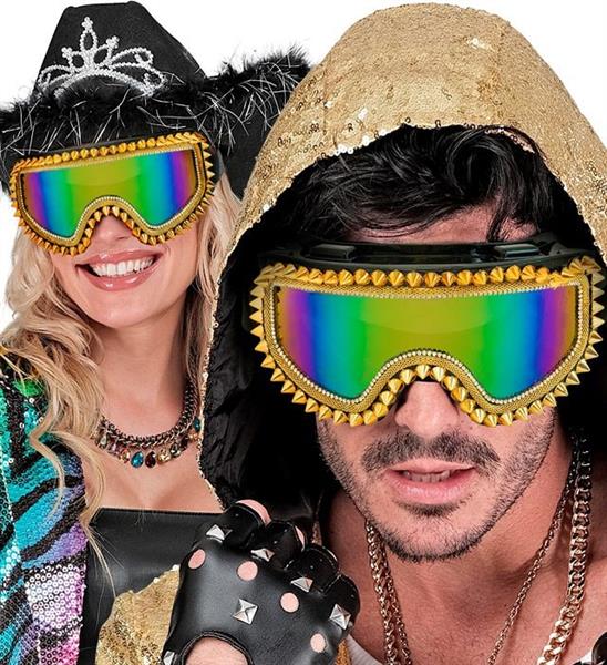 Grote foto neon 80s skibril holografisch verzamelen overige verzamelingen