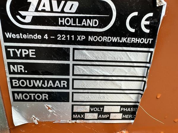 Grote foto javo super potmachine verlengt model agrarisch tuinbouw
