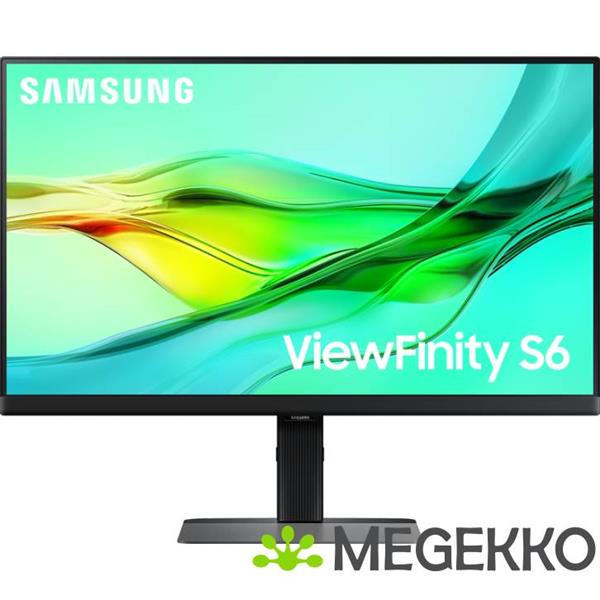 Grote foto samsung viewfinity s6 ls24d600uauxen 24 quad hd 100hz usb c 90w ips monitor computers en software overige computers en software