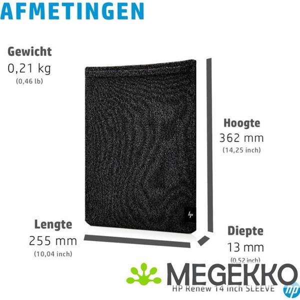 Grote foto hp renew 14 laptop sleeve computers en software overige computers en software