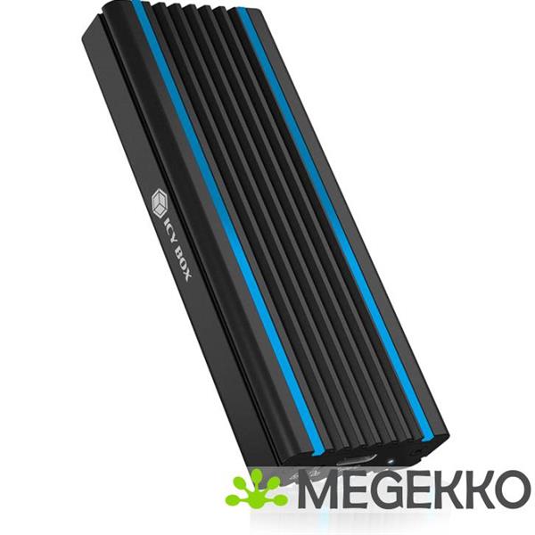 Grote foto icy box ib 1824ml c31 m.2 sdd behuizing zwart computers en software behuizingen en kasten