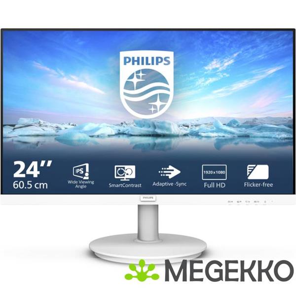Grote foto philips v line 241v8aw 00 24 full hd ips monitor computers en software overige computers en software