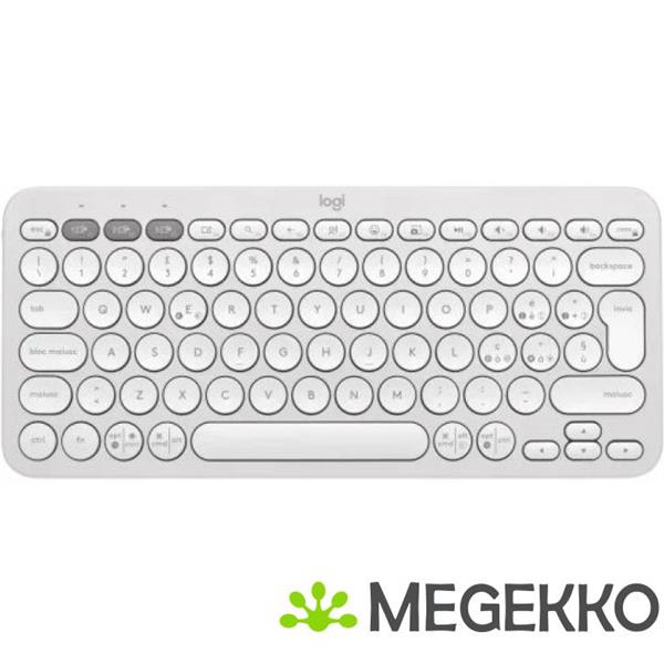 Grote foto logitech k380s pebble keys 2 toetsenbord draadloos wit computers en software toetsenborden