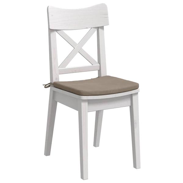 Grote foto vidaxl zitkussens 4 pcs taupe 40 x 40 x 3 cm microvezel stof huis en inrichting woningdecoratie