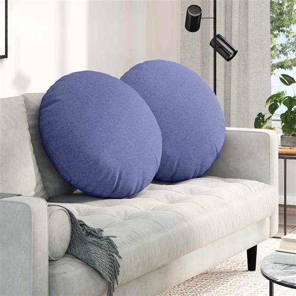 Grote foto vidaxl zitkussens 2 pcs jeans blauw 80 x 29 cm stof huis en inrichting woningdecoratie