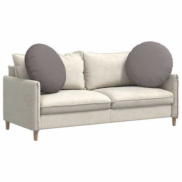 Grote foto vidaxl zitkussens 2 pcs taupe 60 x 21 cm stof huis en inrichting woningdecoratie