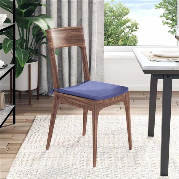 Grote foto vidaxl zitkussens 4 pcs jeans blauw 40 x 40 x 3 cm stof huis en inrichting woningdecoratie